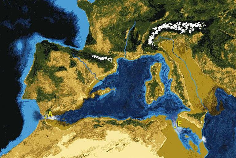 Akdeniz'in taşmasına dair izlenim