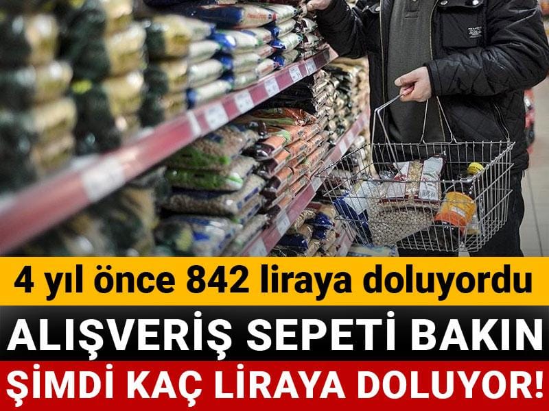 4 yil once 842 liraya doluyordu alisveris sepeti bakin simdi kac liraya doluyor UWAA2R8A